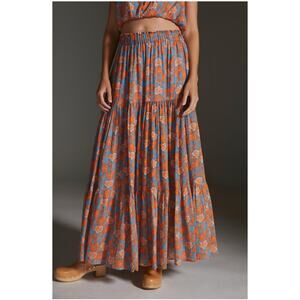 Sundry Saanvi Floral Skirt Tiered Size Small